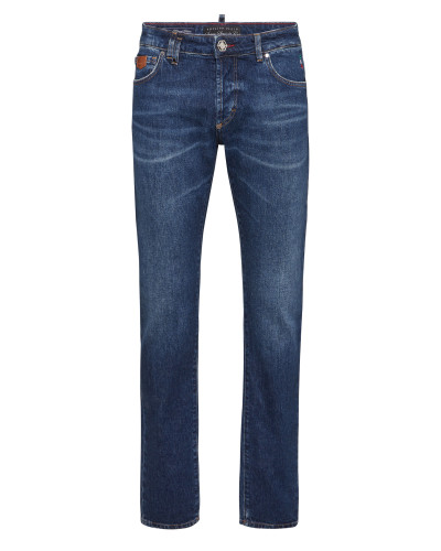 Super Straight Cut Jeans Plein