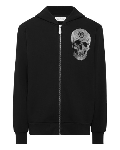Zip Hoodie Crystal Skull