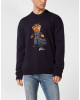 Round Neck Knitted Pullover Reception Teddy