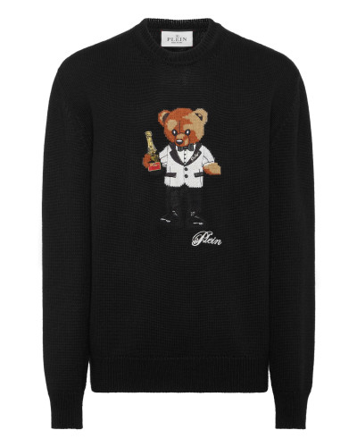 Round Neck Knitted Pullover Philipps Teddy Bear