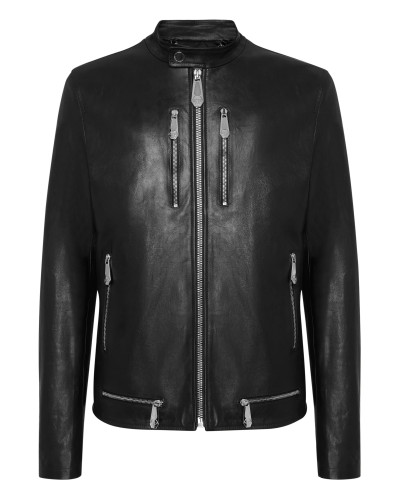Leather Moto Jacket