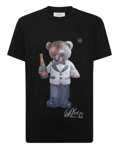 Round Neck T-Shirt Teddy Waiter