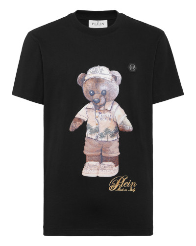 Round Neck T-Shirt Teddy Beach