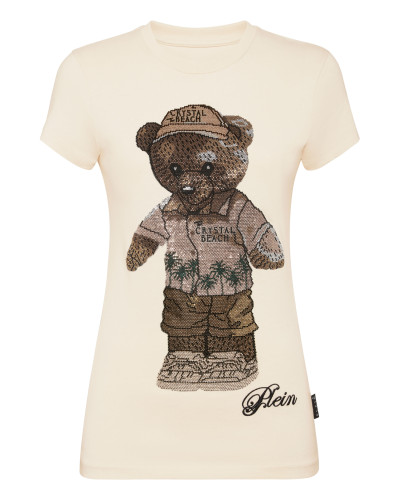 Cotton Sexy Pure Fit T-Shirt Teddy Beach Crystal