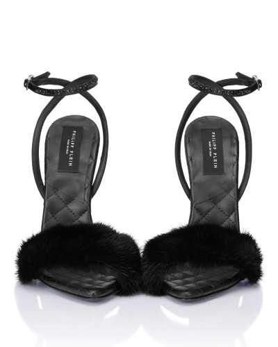 Fur and Strass High Heels 12