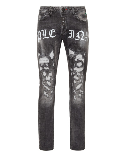 Denim Trousers Super Straight Cut Philipp Plein TM