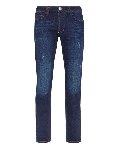 Denim Trousers Super Straight Cut Basic