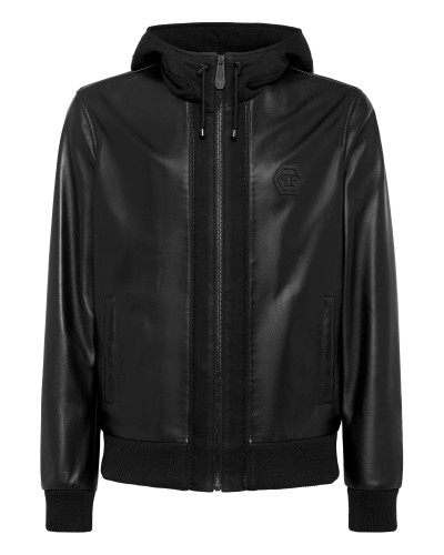 Soft Leather Jacket Slim Fit Iconic Plein
