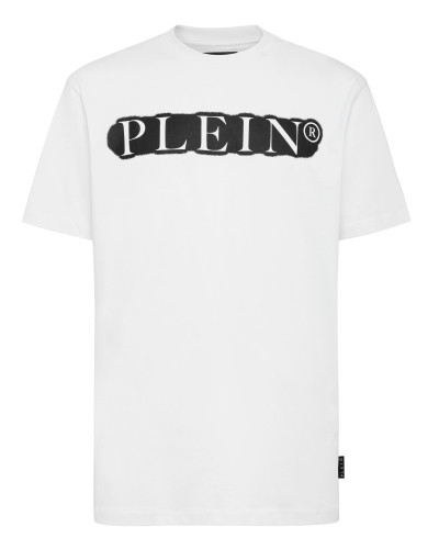 T-shirt Round Neck SS Spray Effect Print Philipp Plein TM