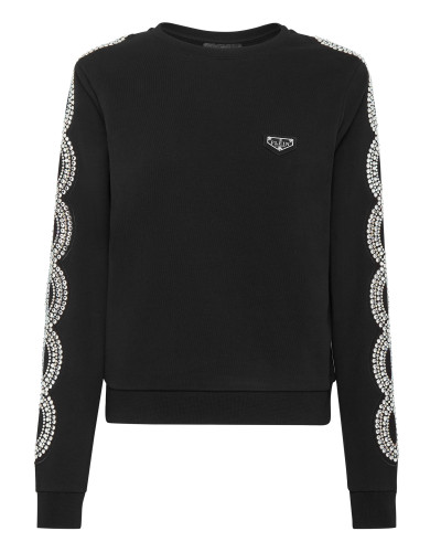 Sweatshirt LS Crystal Cable