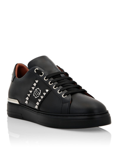 Leather Lo-Top Sneakers The Plein Original TM