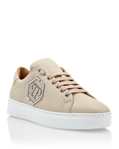 Leather Lo-Top Sneakers Hexagon