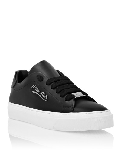 Nappa Leather Lo-Top Sneakers Signature