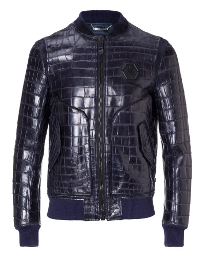 Leather Bomber 