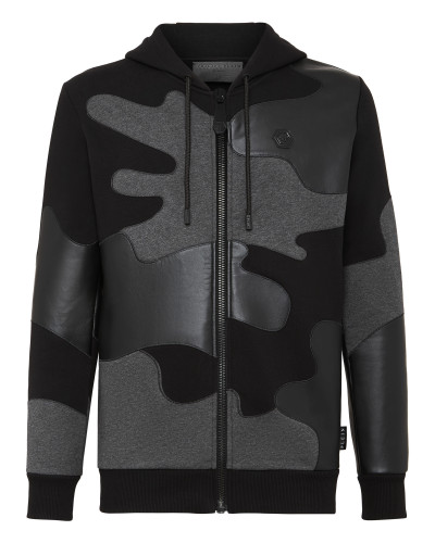 Hoodie Sweatjacket Camouflage