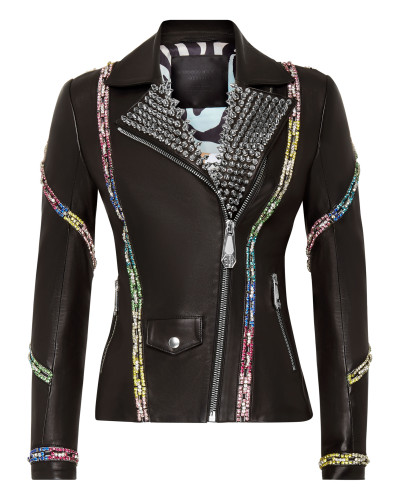 Leather Biker Crystal