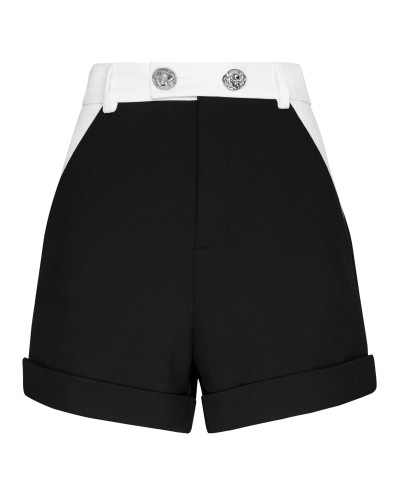 Cady Black and White Short Trousers