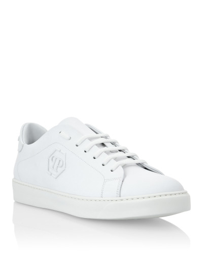 Rubber Leather Lo-Top Sneakers The Plein Original TM