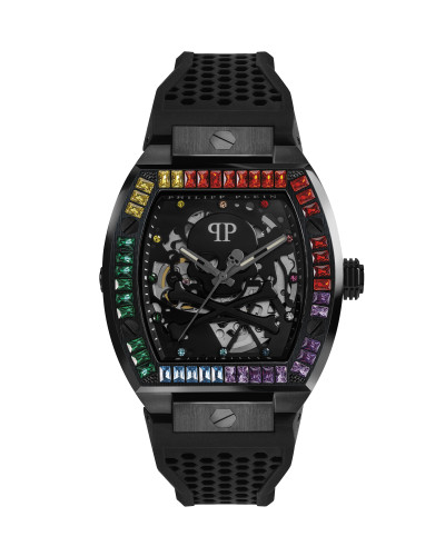 THE $KELETON Rainbow Watch with Crystals