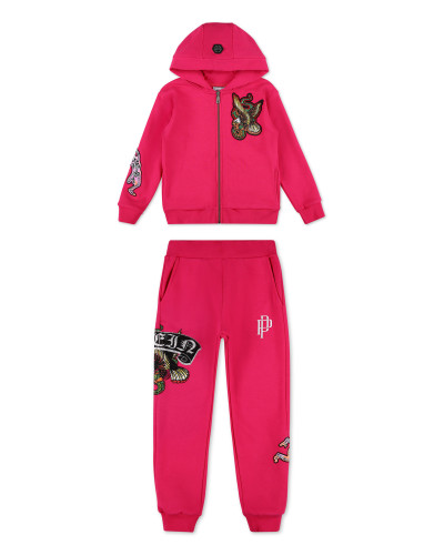 ZIPPED SWEATS.+TROUS