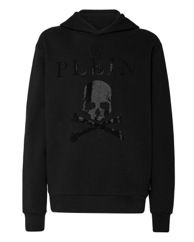 Hoodie Sweatshirt Crystal Skull