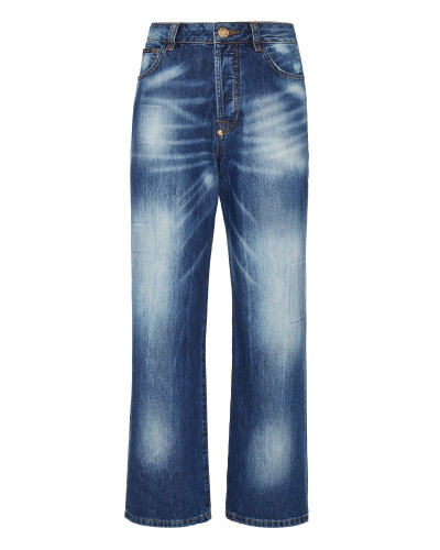 Denim Trousers High Rise Fit