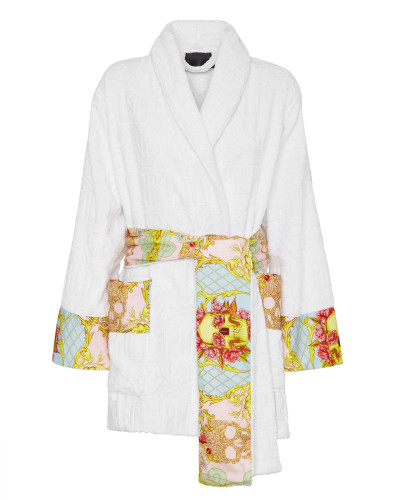 Short Bathrobe + Sleeping mask Baroque