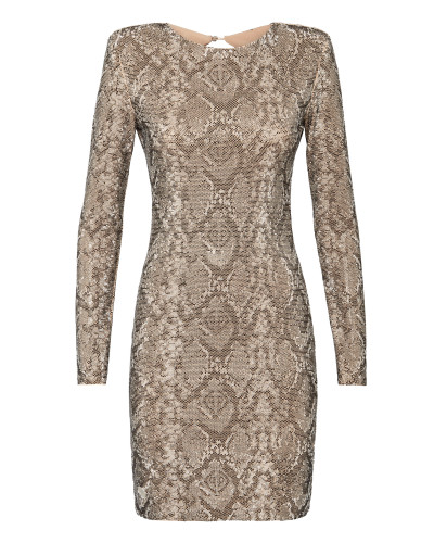 NEVADA  PYTHON  CRYSTAL  DRESS with Crystals