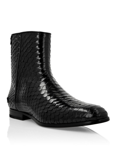 Python Print Boots Lo-Heels Mid