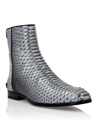 Python Print Boots Lo-Heels Mid