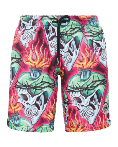 Swim Shorts Love Tattoo