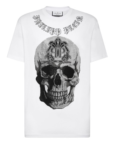 T-shirt Round Neck SS Gothic Banner