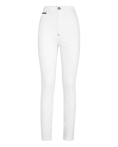 Super High Waist Denim Jeggings