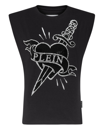 Shoulder Pads Tank Top Love