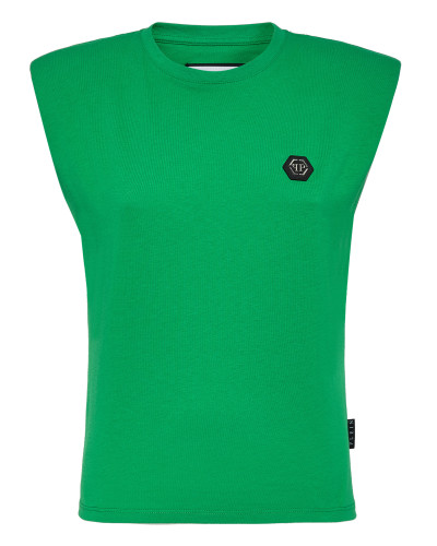 Shoulder Pads Tank Top Basic