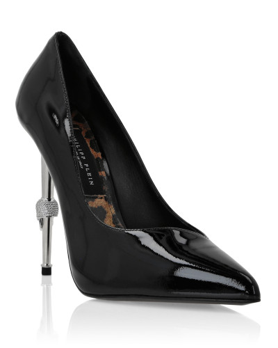 Patent Leather Decollete Hi-Heels