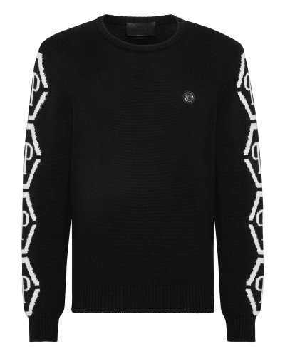 Knit Roundneck Hexagon