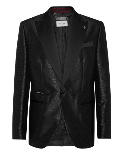 Jacquard Lurex Blazer Lord Fit Monogram