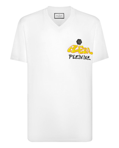 T-shirt V Neck SS Bombing Graffiti