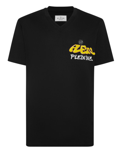 T-shirt V Neck SS Bombing Graffiti