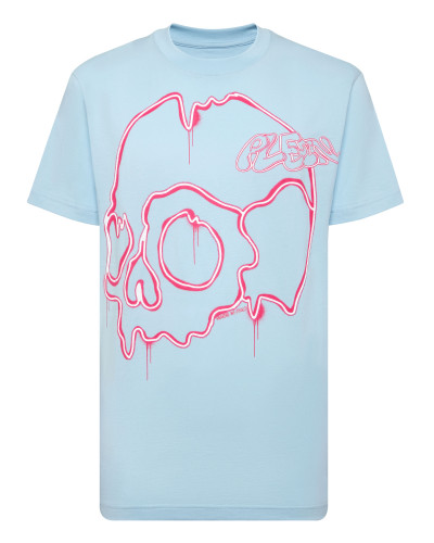 T-shirt Round Neck SS Dripping Skull