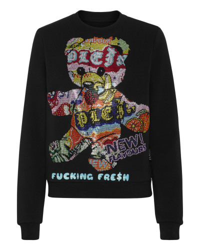 Strass Sweatshirt Roundneck Tutti Frutti