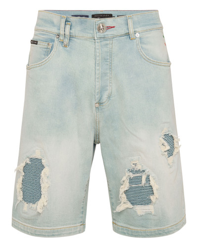 Denim Shorts Formentera Distressed