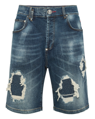 Denim Shorts Formentera Distressed
