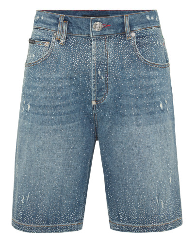 Denim Shorts Formentera Strass
