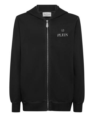Hoodie Sweatjacket Basic Plein Old Dye