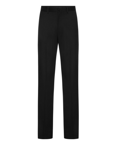 Wool Wide Leg Trousers