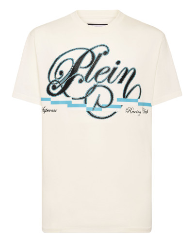 T-shirt Round Neck SS Coursive Border