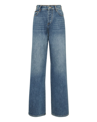 Denim Trousers Skater Fit Logo