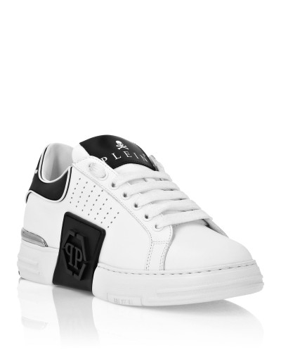 Nappa Leather Sneakers Low Top Hexagon